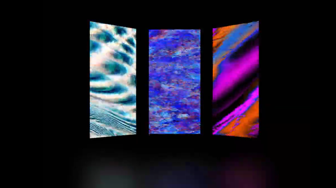 SLAM: grafica generata su 3 pannelli